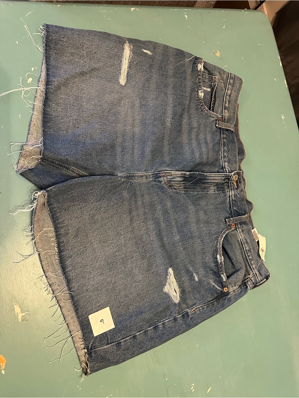 Old Navy Distressed Denim Women's Shorts - Blue